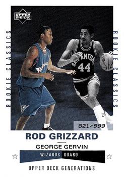 2002-03 Upper Deck Generations #228 Rod Grizzard / George Gervin Front