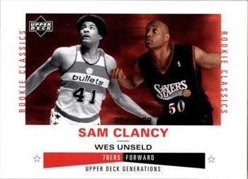 2002-03 Upper Deck Generations #232 Sam Clancy / Wes Unseld Front
