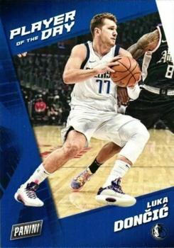 2021-22 Panini NBA Player of the Day #1 Luka Doncic Front