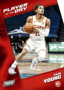 2021-22 Panini NBA Player of the Day #2 Trae Young Front