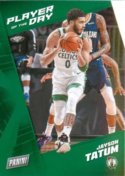 2021-22 Panini NBA Player of the Day #4 Jayson Tatum Front
