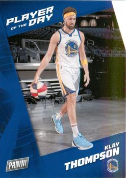 2021-22 Panini NBA Player of the Day #15 Klay Thompson Front
