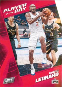 2021-22 Panini NBA Player of the Day #20 Kawhi Leonard Front