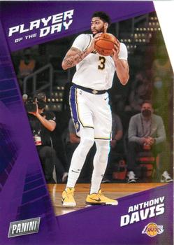 2021-22 Panini NBA Player of the Day #22 Anthony Davis Front