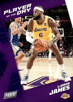 2021-22 Panini NBA Player of the Day #24 LeBron James Front