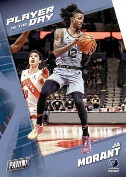 2021-22 Panini NBA Player of the Day #25 Ja Morant Front