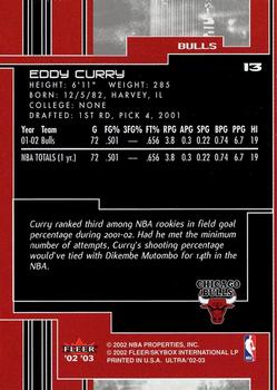 2002-03 Ultra #13 Eddy Curry Back