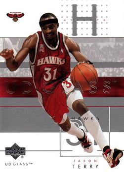 2002-03 UD Glass #3 Jason Terry Front
