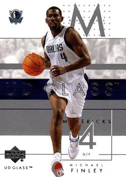 2002-03 UD Glass #14 Michael Finley Front