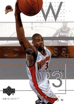 2002-03 UD Glass #24 Antawn Jamison Front