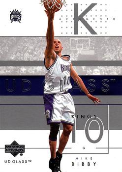 2002-03 UD Glass #73 Mike Bibby Front