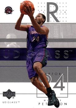 2002-03 UD Glass #84 Morris Peterson Front
