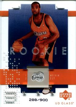 2002-03 UD Glass #134 Melvin Ely Front