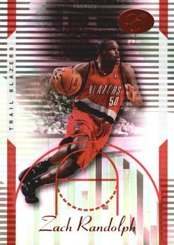 2006-07 Bowman Elevation - Red #70 Zach Randolph Front