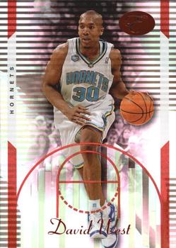 2006-07 Bowman Elevation - Red #72 David West Front