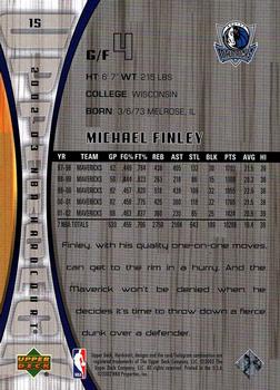 2002-03 Upper Deck Hardcourt #15 Michael Finley Back