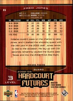 2002-03 Upper Deck Hardcourt #95 Fred Jones Back