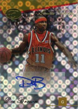 2006-07 Bowman Elevation - Rookie Writing Autographs Gold #RWA-DBR Dee Brown Front