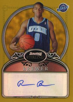 2006-07 Bowman Sterling - Refractors Gold #75 Ronnie Brewer Front