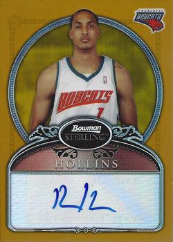 2006-07 Bowman Sterling - Refractors Gold #90 Ryan Hollins Front