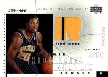 2002-03 Upper Deck Honor Roll #93 Fred Jones Front