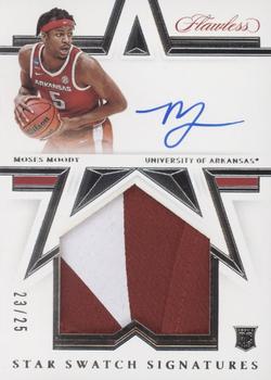 2021 Panini Flawless Collegiate - Star Swatch Signatures #SSS-MMO Moses Moody Front
