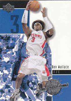 2002-03 Upper Deck Inspirations #21 Ben Wallace Front