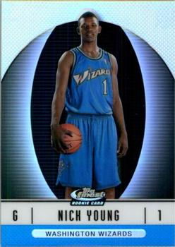 2006-07 Finest - Refractors Blue #116 Nick Young Front