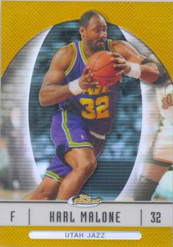 2006-07 Finest - Refractors Gold #47 Karl Malone Front