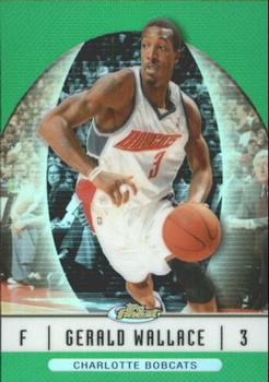 2006-07 Finest - Refractors Green #11 Gerald Wallace Front