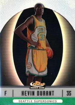 2006-07 Finest - Refractors Green #102 Kevin Durant Front