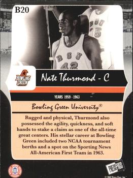 2006-07 Press Pass Legends - Bronze #B20 Nate Thurmond Back