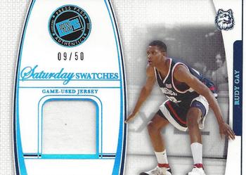 2006-07 Press Pass Legends - Saturday Swatches Prime #SS-RG Rudy Gay Front
