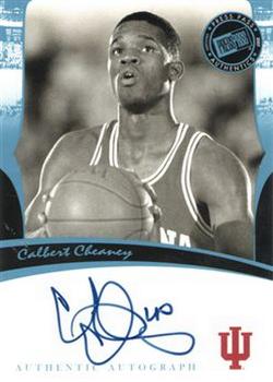 2006-07 Press Pass Legends - Signatures #NNO Calbert Cheaney Front