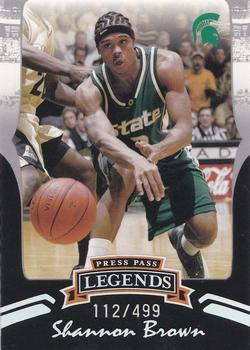 2006-07 Press Pass Legends - Silver #S10 Shannon Brown Front