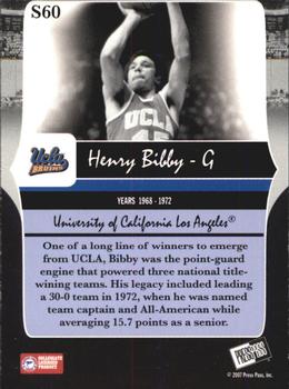 2006-07 Press Pass Legends - Silver #S60 Henry Bibby Back
