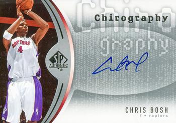 2006-07 SP Authentic - Chirography #CH-BO Chris Bosh Front