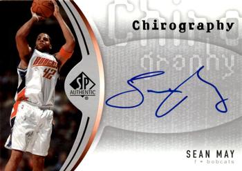 2006-07 SP Authentic - Chirography #CH-SM Sean May Front