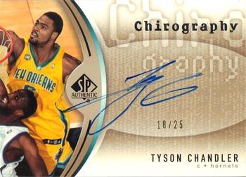 2006-07 SP Authentic - Chirography Gold #CH-TC Tyson Chandler Front
