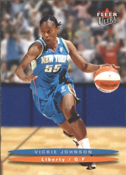 2003 Ultra WNBA #36 Vickie Johnson Front