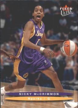 2003 Ultra WNBA #40 Nicky McCrimmon Front