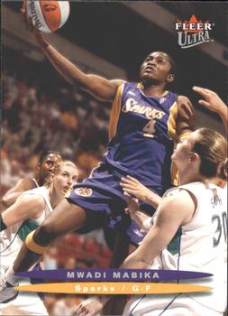 2003 Ultra WNBA #59 Mwadi Mabika Front