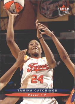 2003 Ultra WNBA #76 Tamika Catchings Front