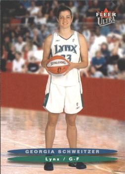 2003 Ultra WNBA #77 Georgia Schweitzer Front