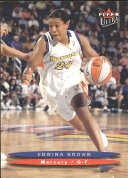 2003 Ultra WNBA #102 Edwina Brown Front