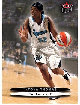 2003 Ultra WNBA #106 LaToya Thomas Front