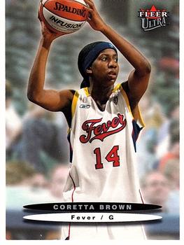 2003 Ultra WNBA #108 Coretta Brown Front
