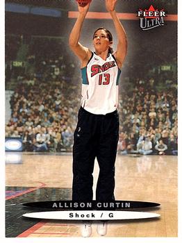 2003 Ultra WNBA #120 Allison Curtin Front