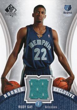2006-07 SP Authentic - Rookie Exclusives Jerseys #RE-RG Rudy Gay Front