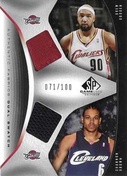 2006-07 SP Game Used - Authentic Fabrics Dual #AFD-DS Drew Gooden / Shannon Brown Front